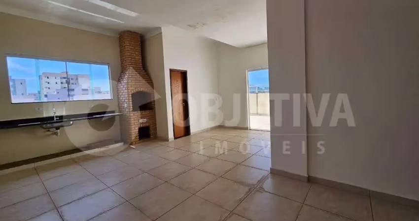 Cobertura para aluguel, 3 quartos, 1 suíte, 2 vagas, santa monica - uberlandia/mg