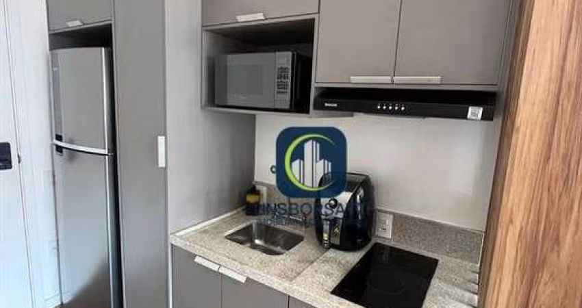 Studio com 1 dormitório para alugar, 27 m² por R$ 2.400/mês - Chácara Seis de Outubro - São Paulo/SP