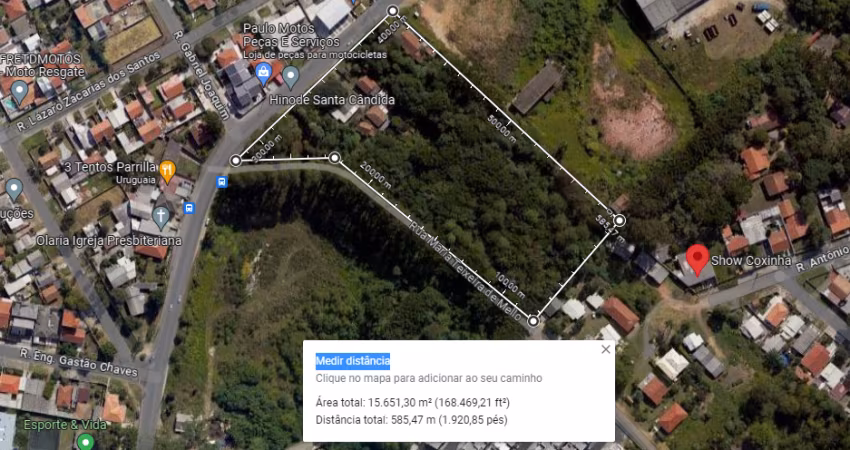 TERRENO COM 15.651 M² EM EXCELENTE LOCALIZAÇÃO NO SANTA CÂNDIDA