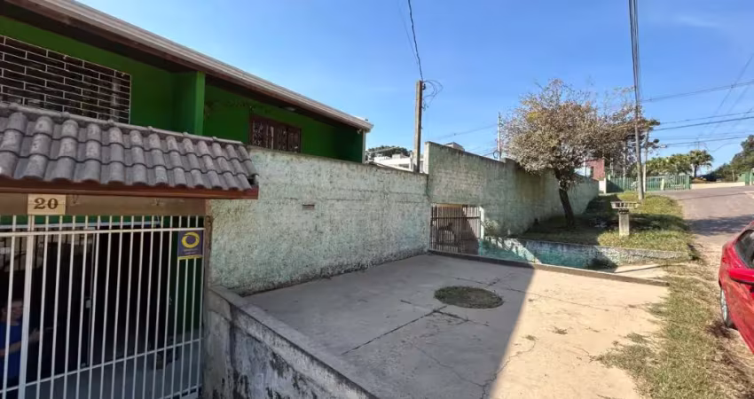 Terreno de esquina comercial, contendo 1 sobrado e 1 casa de madeira - santa cândida