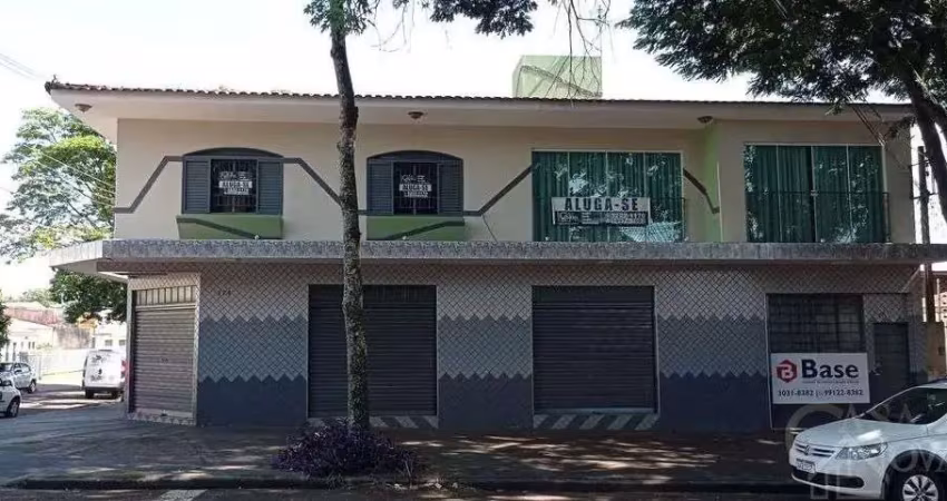 Sobreloja para locação em maringá, zona 05, com 3 quartos, churrasqueira e terra