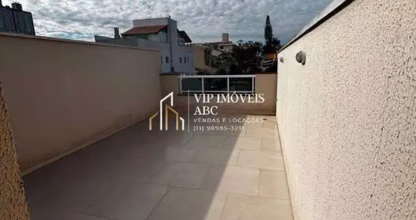 Cobertura nova à venda 90m²  no bairro paraíso em santo andré