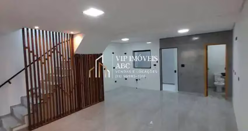 Sobrado novo localizada no jardim das maravilhas, em santo andré -