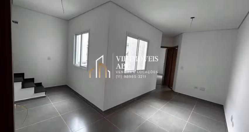 Oportunidade cobertura nova 82m² para venda na vila scarpelli, santo andré
