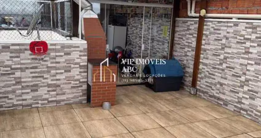 Linda cobertura à venda com 100m² na capuava em santo andré