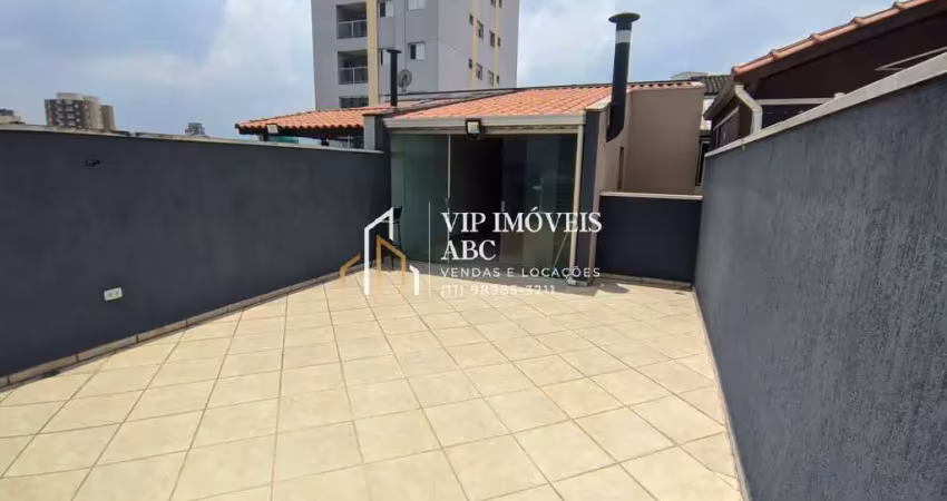 Cobertura sem condomínio à venda 198m² na vila scarpelli, santo andré
