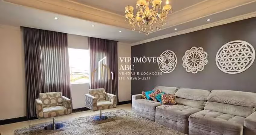 Maravilhoso sobrado à venda 202 m², 3 suítes na vila scarpelli, santo andré