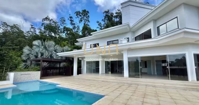 Casa com 5 dormitórios à venda, 477 m² por r$ 3.600.000,00 - carvoeira - florianópolis/sc