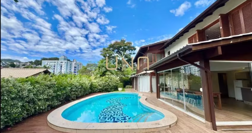Casa com 4 dormitórios à venda, 403 m² por r$ 4.350.000,00 - carvoeira - florianópolis/sc