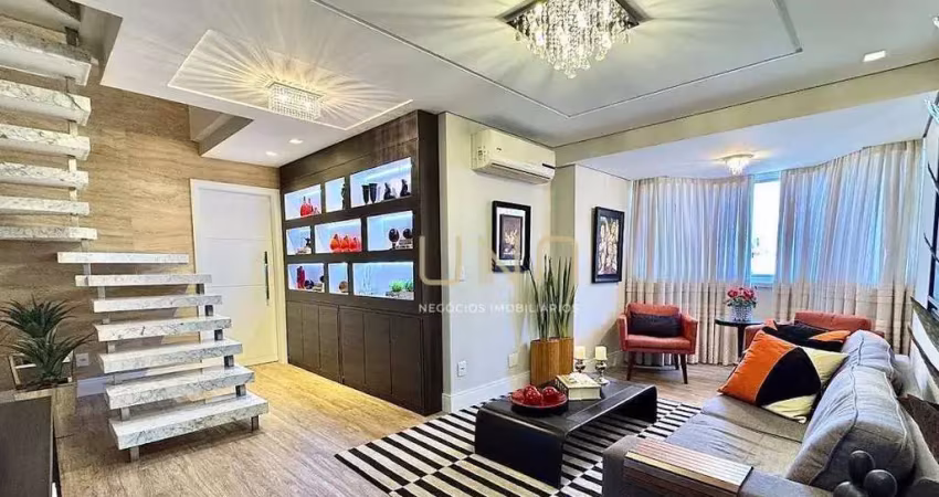 Cobertura com 3 dormitórios à venda, 206 m² por r$ 2.720.000,00 - centro - florianópolis/sc