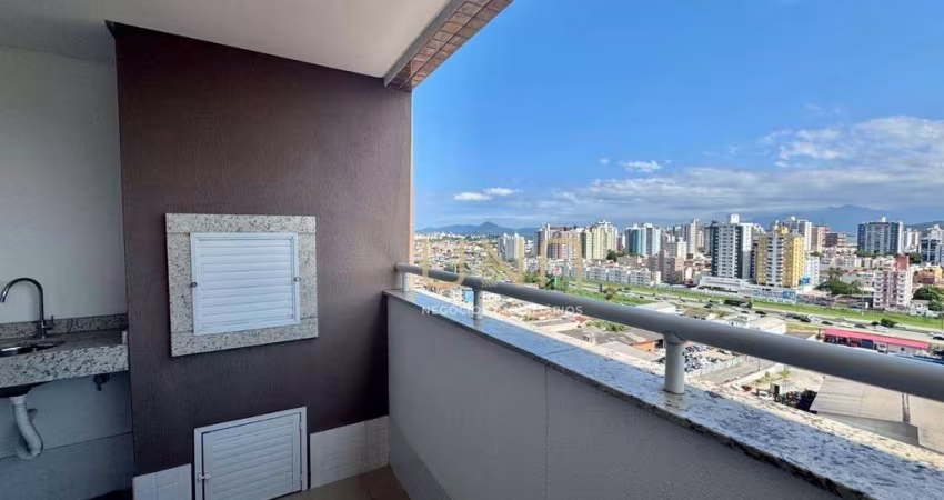 Apartamento com 2 dormitórios à venda, 93 m² por R$ 650.000 - Barreiros - São José/SC