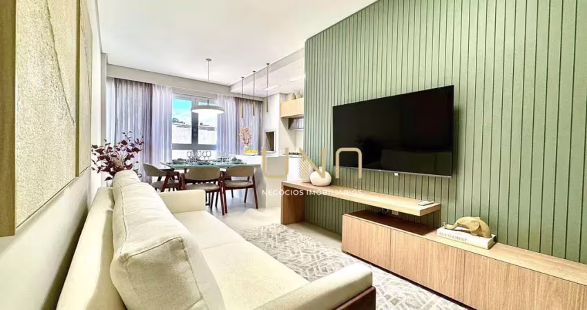 Apartamento com 2 dormitórios à venda, 81 m² por r$ 1.149.672,00 - trindade - florianópolis/sc