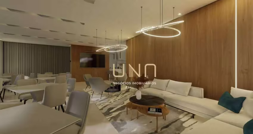 Cobertura com três suites e um terraço amplo, 146m privativos e uma vaga de garagem, localizado no bairro abraão/florianópolis.