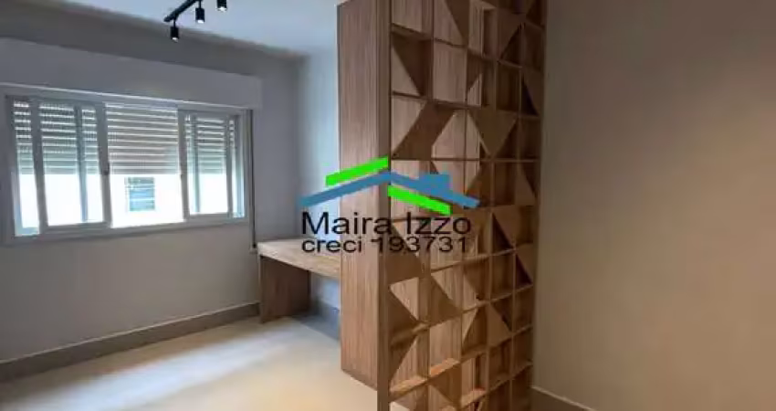 Apartamento - kit - reformado - garagem coletiva -  ponta da praia - santos