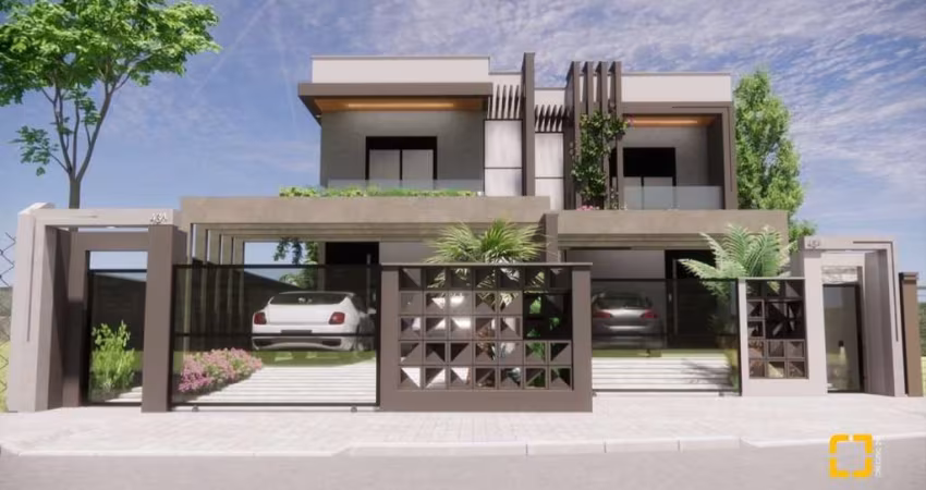 Casa de alto padrão 3 dormitórios 2 vagas de garagem coberta e infraestrutura para automação Alex