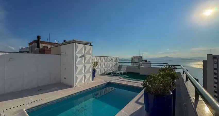 Cobertura frente mar na Agronômica - Mobiliada | 3 dormitórios | 2 vagas | Piscina | Floriánopolis