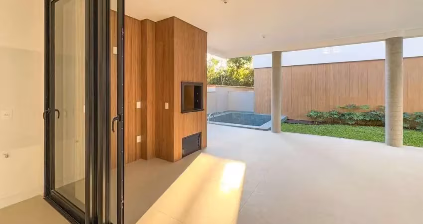 Casa nova em condomínio - 3 suítes - pátio piscina - cacupé - florianópolis - sc