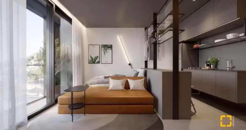 Studio com vista mar no centro de florianópolis - ideal para morar ou investir!