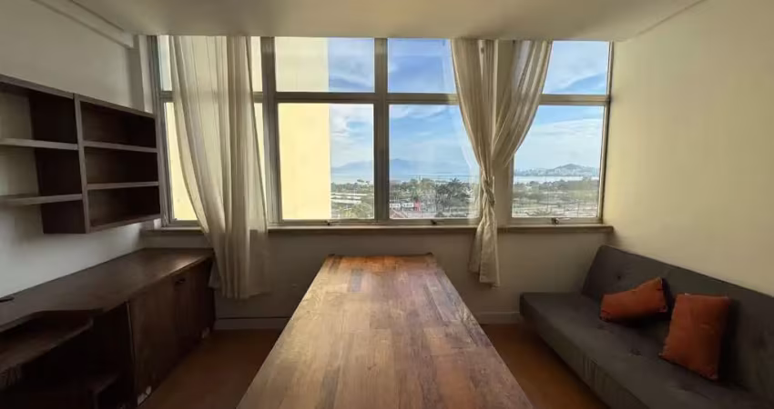 Sala comercial com 65m² e vista mar no centro de florianópolis