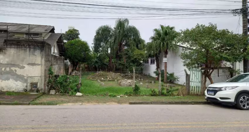 Terreno com 429,60m2 de área a venda no bairro abrãao - fpolis - sc