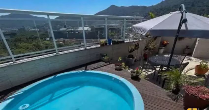 Cobertura, 3 dormitórios, 2 vagas, terraço com piscina - bairro monte verde - florianópolis / sc