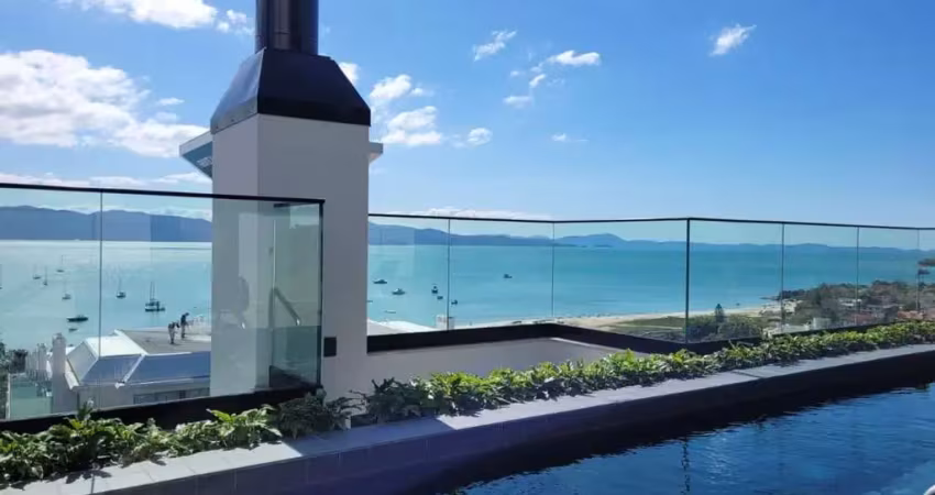 Apartamento novo , 1 dormitório com vista mar - canajurê, florianópolis