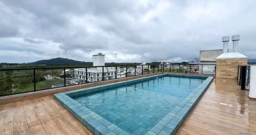 Apartamento 2 dormitórios, sacada com churrasqueira - portal do ribeirão da ilha - florianópolis sc