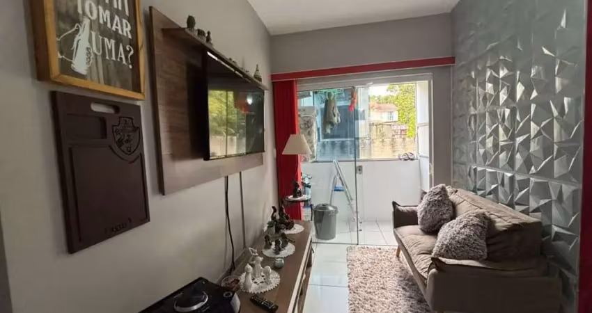 Apartamento á venda com 3 quartos, 1 vaga coberta, sacada com churrasqueira, em potecas, são josé/sc