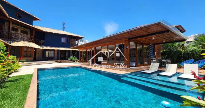 Sobrado com 5 dormitórios à venda, 514 m² por r$ 4.000.000,00 - bougainvillee ii - peruíbe/sp