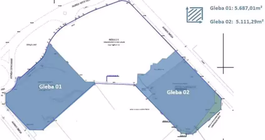 Terreno comercial à venda na Avenida Ômega, Melville Empresarial  I e  II, Barueri