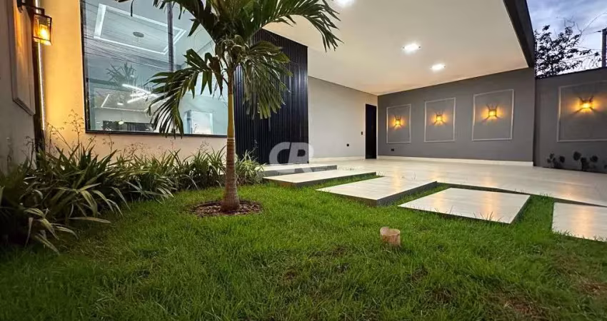 Casa térrea com 3 suítes piscina acabamento altíssimo padrão gourmet