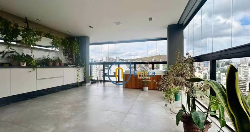 Apartamento com 3 suítes à venda, 220 m² por r$ 1.850.000 - bom pastor - juiz de fora/mg