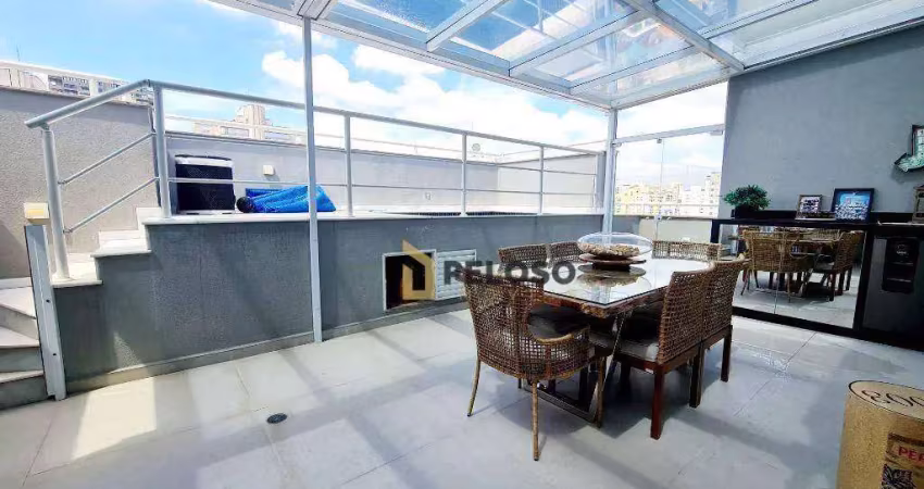 Cobertura duplex à venda | 168m² | 03 dormitórios | 1 suíte | 03 vagas | santa teresinha/sp