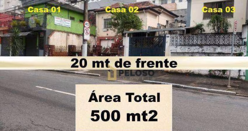 Terreno à venda, 500 m² por R$ 4.500.000,00 - Casa Verde - São Paulo/SP