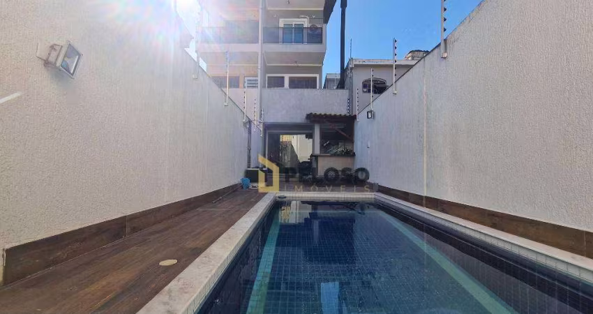 Sobrado à venda | 263m² | 3 suítes | Área gourmet | Piscina | 6 Vagas | Horto Florestal/SP