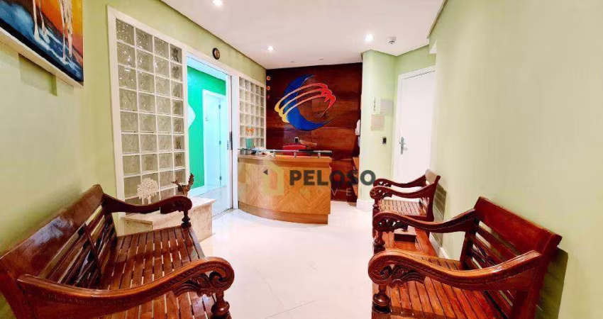 Sala Comercial à Venda | 78m² | Recepção | Semi Mobiliado | Ar Condicionado | 3 banheiros | 2 Vagas | Água Fria/SP.