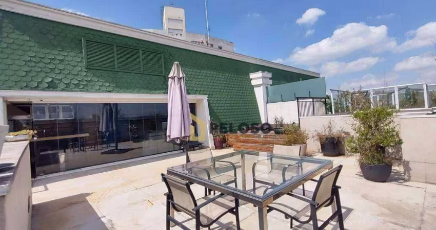 Cobertura à venda | 246m² | 3 dormitórios | 1 suíte | Espaço Gourmet | 2 vagas | Horto Florestal - São Paulo/SP