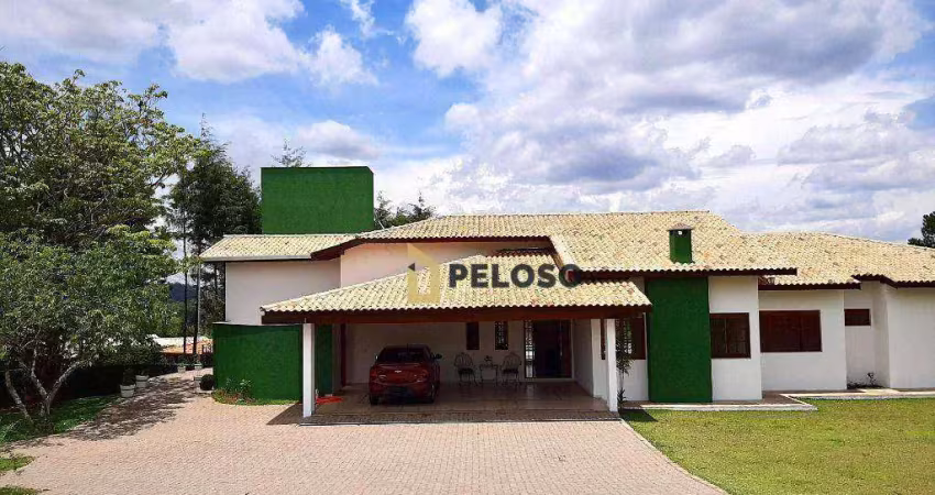 Chácara à venda em condomínio alto padrão | 4 dormitórios | 23 vagas | churrasqueira | piscina | lareira | campo de futebol | mairinque - são paulo/sp