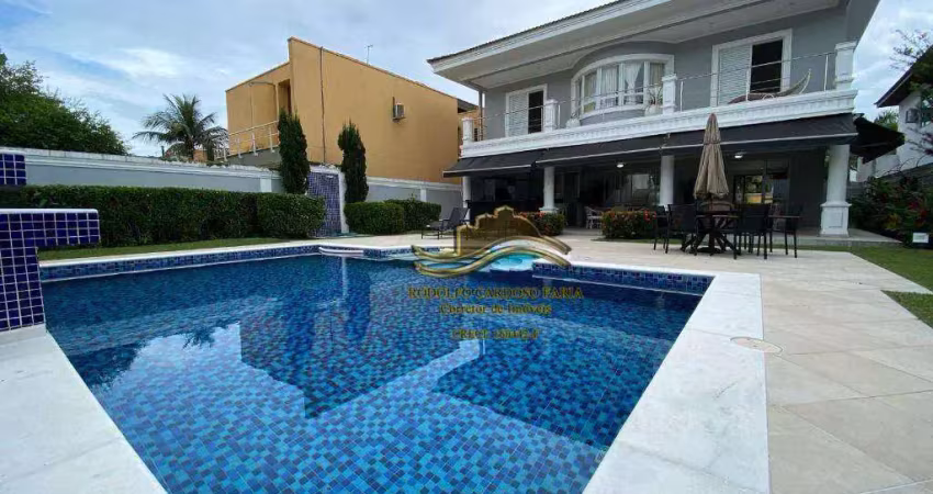 Guarujá residencial acapulco casa com 4 suítes 420 mts piscina e hidromassagem