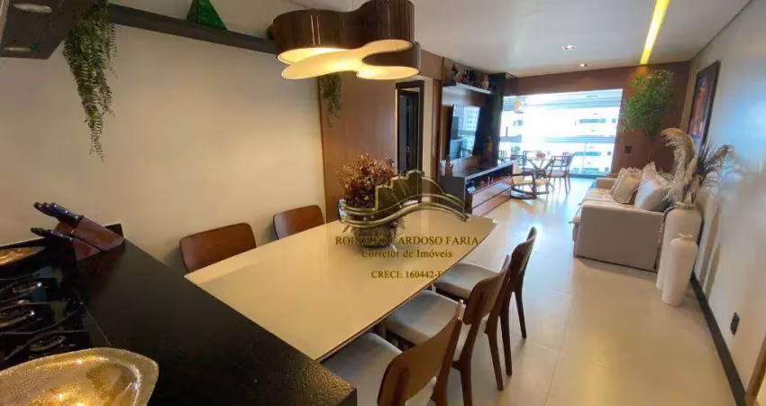 Guarujá praia das astúrias vista mar 2 dormitórios 85 mts 2 vagas piscina e sauna