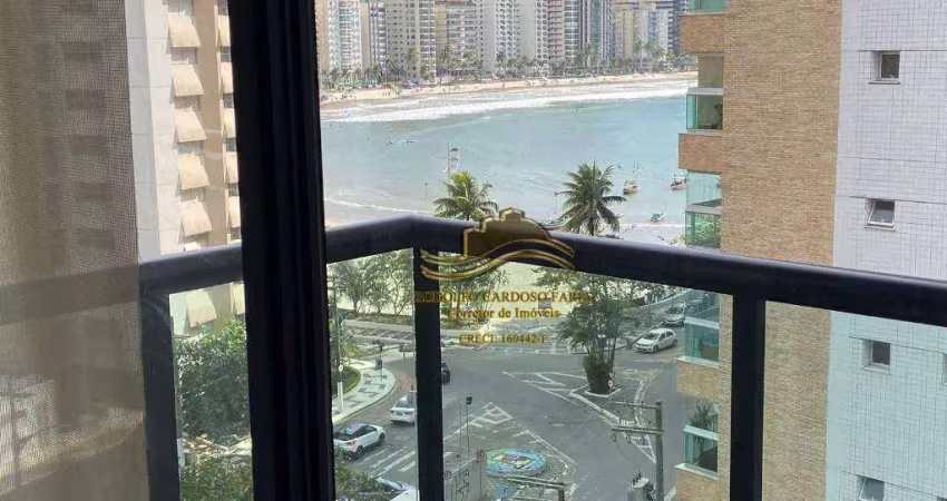 Guarujá praia das astúrias vista mar 4 dormitórios 98 mts
