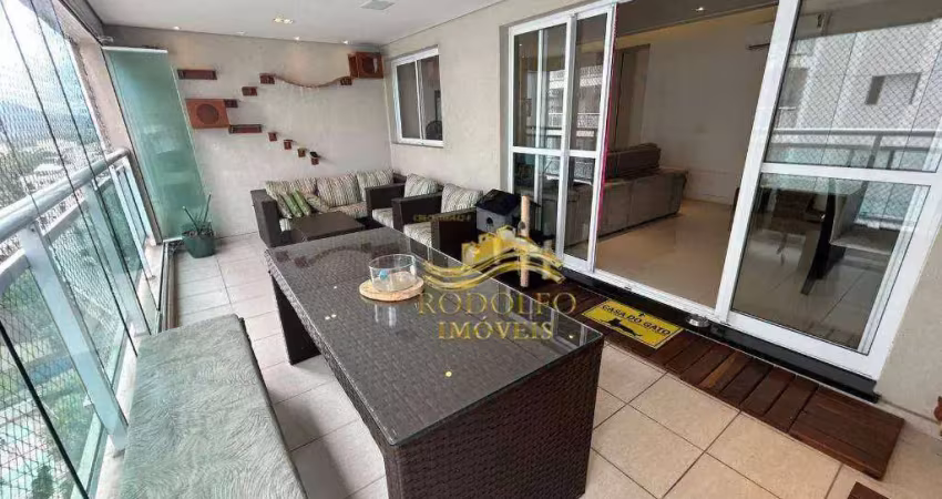 Guarujá praia das astúrias 3 dormitórios 134m² 2 vagas piscina ar-condicionado quadra de tênis sauna academia