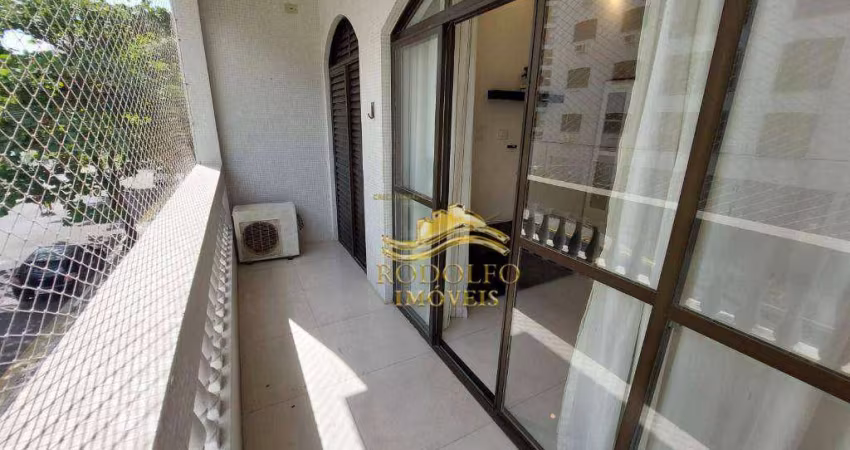 Guarujá Praia da Enseada 3 Dormitórios + 1 Suíte Empregada 100m² 1 Vaga Ar-condicionado Sacada Espaço Gourmet
