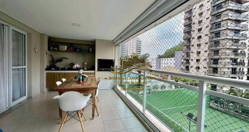 Guarujá praia das astúrias 3 dormitórios 134 mts lazer completo