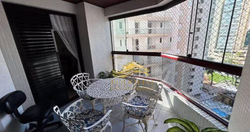 Guarujá praia das astúrias 2 dormitórios 78m² 2 vagas piscina sauna vista para o mar