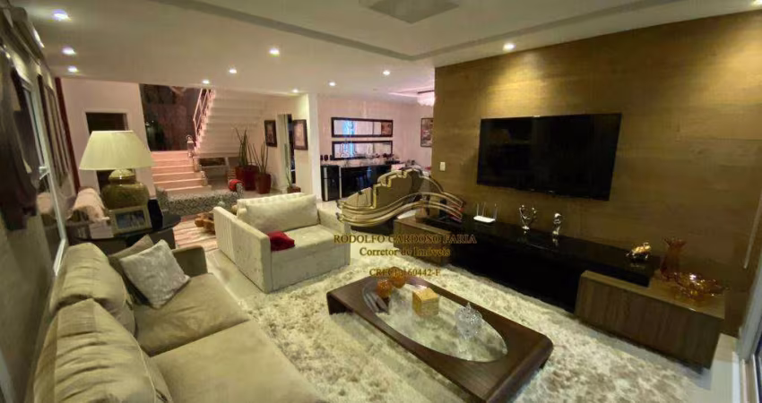 Guarujá Praia da Enseada Casa Alto Padrão 5 Suítes 600m² Lazer Completo