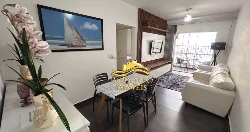 Guarujá praia das pitangueiras 2 dormitórios 85m² 1 vaga ar-condicionado serviço de praia