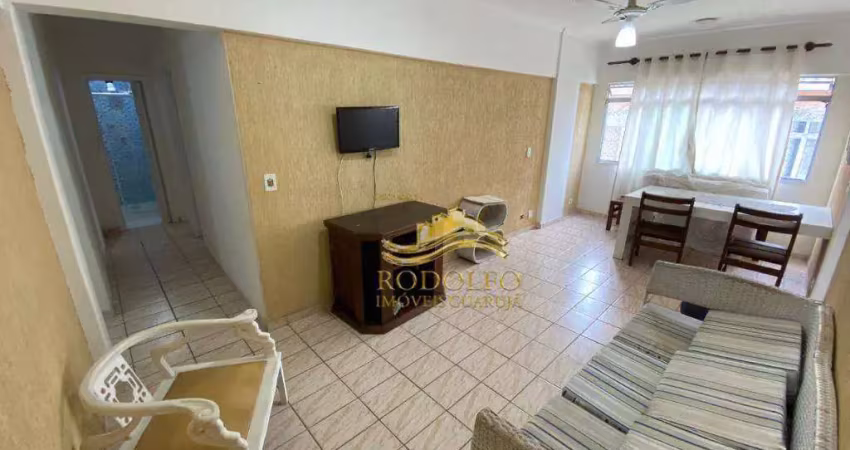 Guarujá praia do tombo 2 dormitórios 80m² 1 vaga ar-condicionado