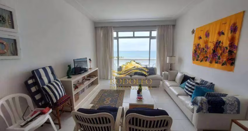 Guarujá praia das pitangueiras frente ao mar 3 dormitórios 180m² 1 vaga portaria 24 horas