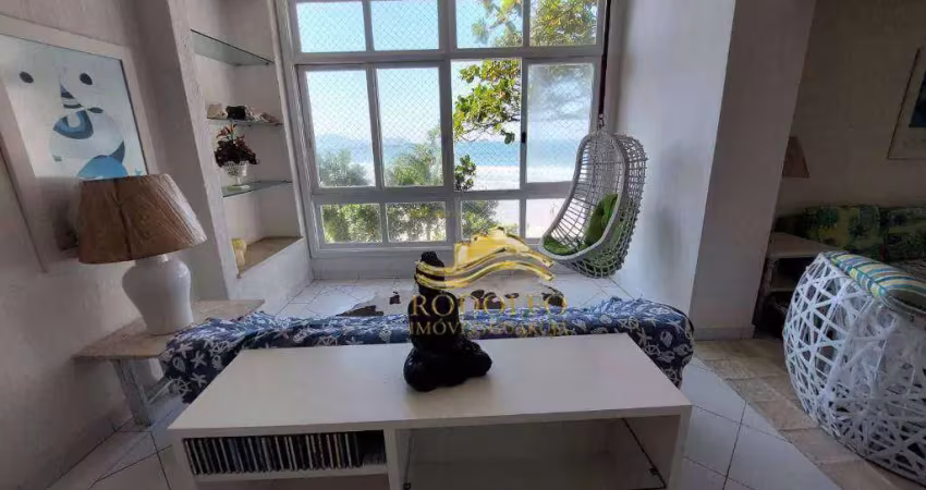 Guarujá praia das pitangueiras vista mar 2 dormitórios 74m²